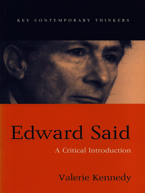 Title details for Edward Said by Valerie Kennedy - Wait list